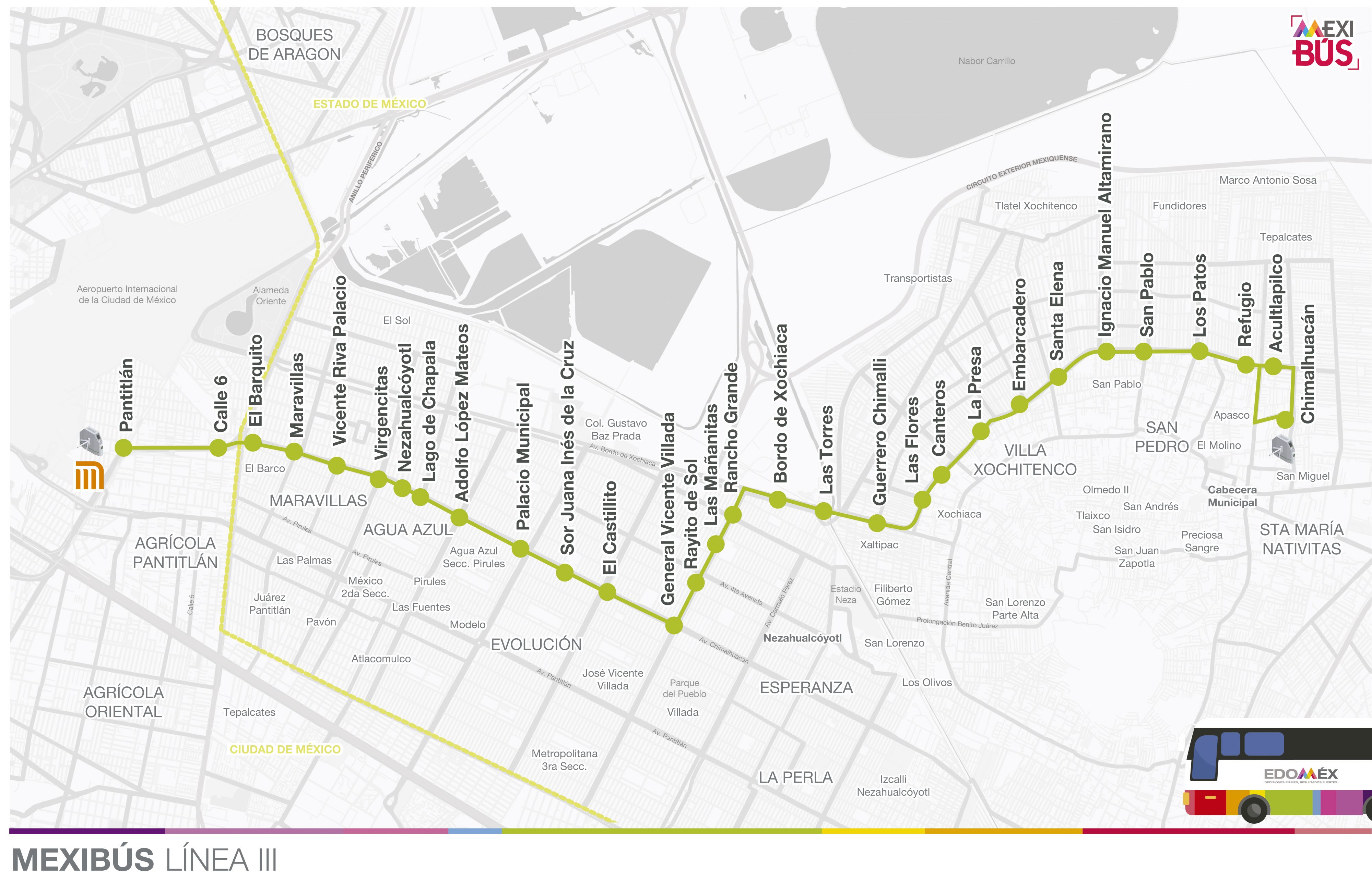 Mapa Y Ruta Sistema De Transporte Masivo Y Teleférico